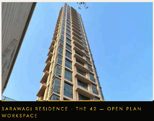Sarawagi Residence — The 42 — Open Plan Workspace