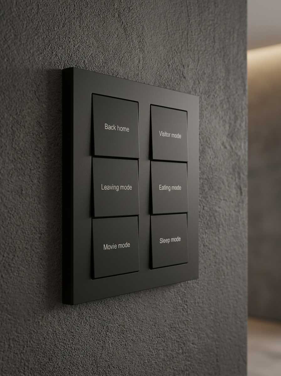 Casambi's Six-button keypad · scene recall
